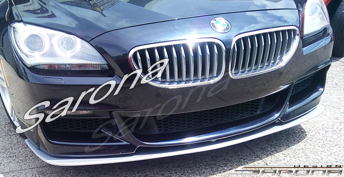 Custom BMW 6 Series  Coupe, Convertible & Sedan Front Add-on Lip (2012 - 2016) - $390.00 (Part #BM-075-FA)